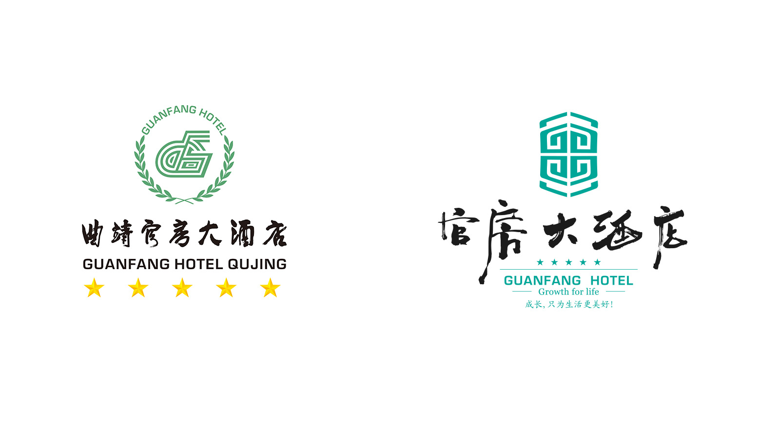 曲靖（jìng）官房（fáng）大酒店LOGO設計案例展示圖片五